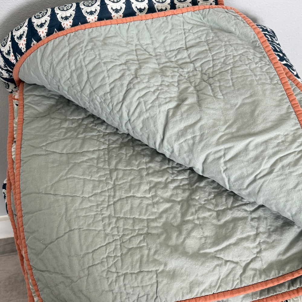 Pottery Barn Full/Queen Quilt and Standard Shams - Picture 4 of 13